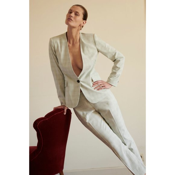 Zara Jackets & Blazers - Zara Oversized Plaid Blazer Jacket Preppy Light Academia Plaid Check Relaxed Fit